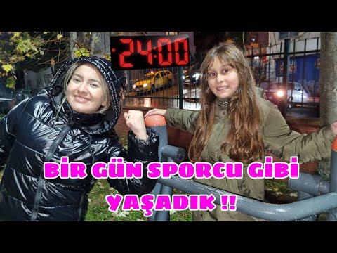 BİR GÜNLÜĞÜNE SPORCU OLDUK !! 24 SAAT SPORCU GİBİ YAŞAMAK !