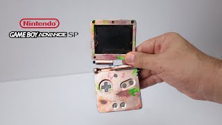 I Restored This Damaged Gameboy Advance SP - Retro Console Restoration & Repair - ASMR