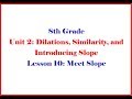 Understanding Slope and Triangle Similarity