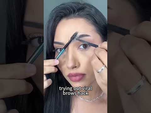 Viral Eyebrows Hack for a fuller brows *By christinasmakeup * #makeup #shorts #trending