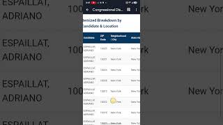 New York Congressional District 13 comparison of money by ZIP code espaillat vs darializa
