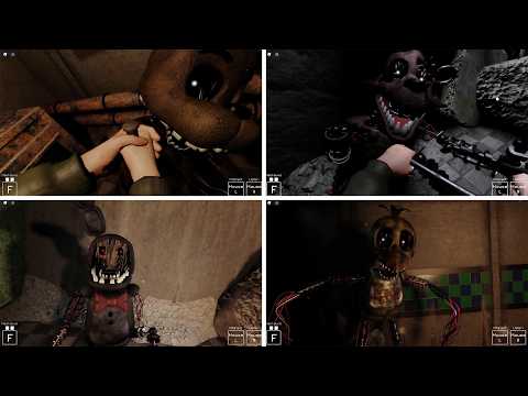 FNAF 2 Roblox All Cutscenes (In Real Time Reimagined)