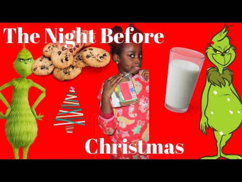 MELANIN KIDSTV| NIGHT BEFORE CHRISTMAS| RAP BATTLE| FAMILY FUN| KIDS RAP FREESTYLE|HAPPY HOLIDAYS