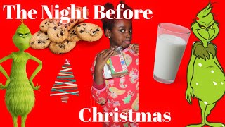 MELANIN KIDSTV| NIGHT BEFORE CHRISTMAS| RAP BATTLE| FAMILY FUN| KIDS RAP FREESTYLE|HAPPY HOLIDAYS