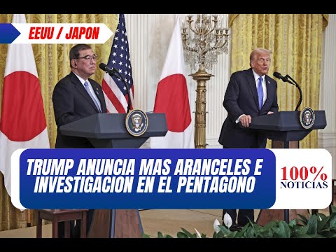 Trump adelanta sus próximos movimientos junto al Primer Ministro de Japón