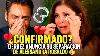 💔 ¿Confirmado? Derbez anuncia su separación de Alessandra Rosaldo 😱