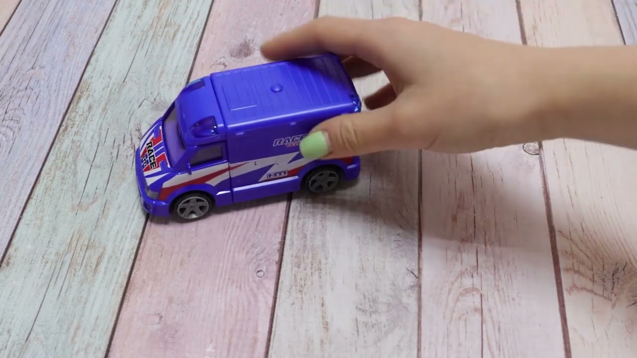 Машинки TEAMSTERZ Гоночная команда металлические 2шт - видео