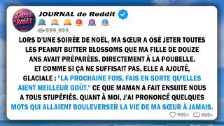 Ma sœur a jeté les biscuits que ma fille avait faits à la poubelle. Ce que ma mère a fait a choqué..
