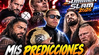 WWE SUMMERSLAM 2026 PREDICCIONES NOCHE 1