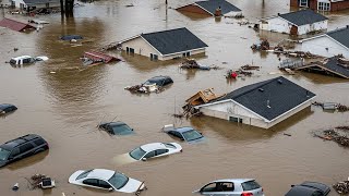 Nigeria is sinking! Massive floods turn Adamawa into an ocean! Dozens dead! Thousands trapped!