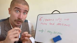 you make bad decisions, and it shows...