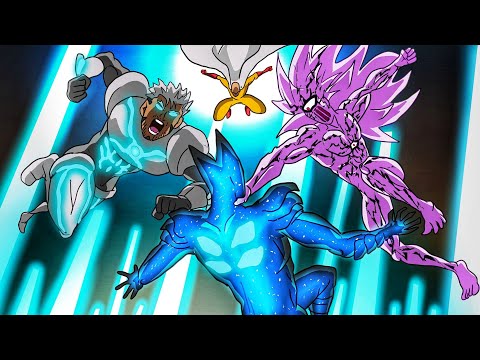 COSMIC GAROU vs BOROS & SAITAMA & Blast [fan animation] - [Saitama vs blast PART 7] ONE PUNCH MAN