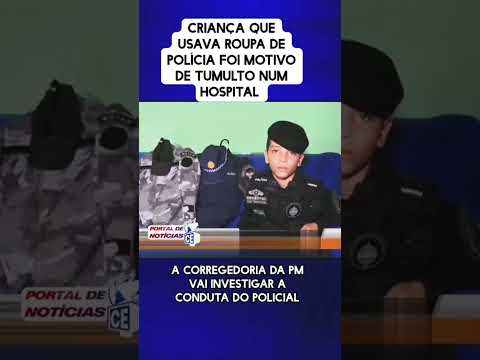 Admiração pela polícia militar acaba em confusão