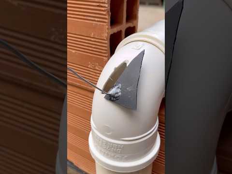 agora ficou fácil consertar cano quebrado #encanador #dicas #construction #tools #obra
