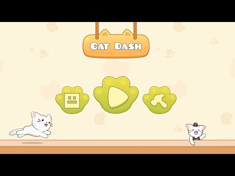 CAT DASH (All Levels 1~33 / All Coins) | Geometry Dash Fan made Game