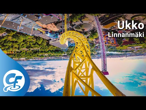 Ukko front seat on-ride 5K POV @60fps Linnanmäki Linnanmaki