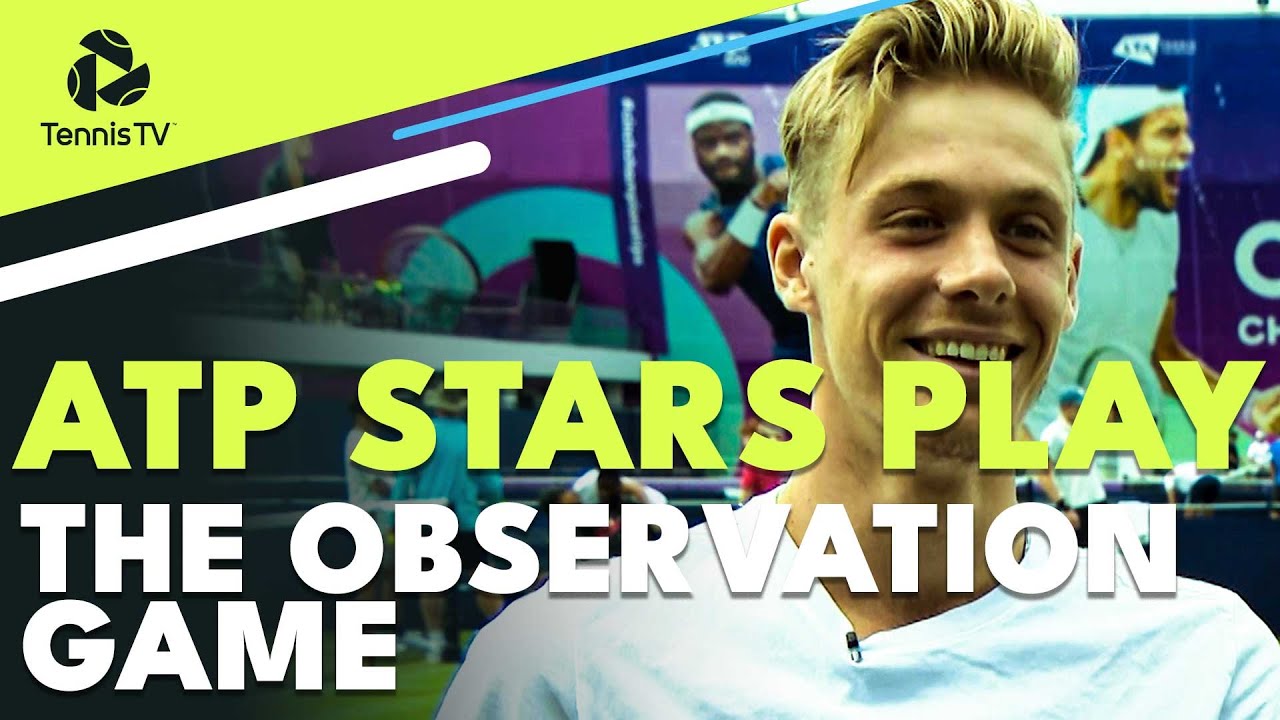 ATP Tennis Stars Play The Observation Game 👀￼