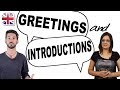 Greetings and Introductions in English
