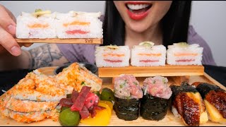SUSHI PLATTER (ASMR EATING SOUNDS) NO TALKING | SAS-ASMR