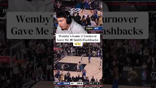 Wemby’s Game 2 Turnover Gave Me Flashbacks😭 #fyp #nbafinals #wemby #victorwembanyama #spurs