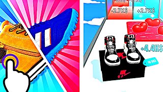 Shoes Evolution 3D - Build Shoes Evolution Run - All Levels iOS Android GamePlay #4