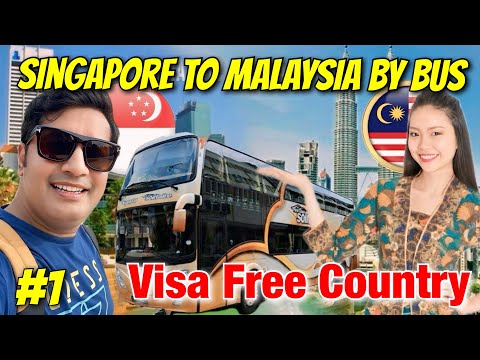 Singapore to Malaysia By Luxury Bus | Malaysia Immigration by Land | Malaysia Vlog | Singapore Vlog