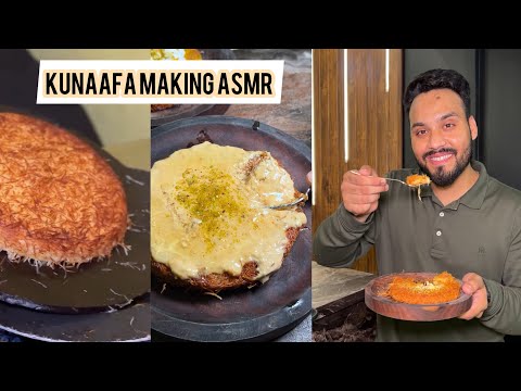 Making of Middle East Dessert KUNAAFA ASMR 😳