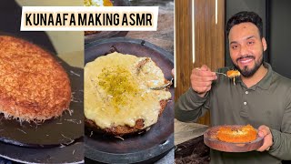 Making of Middle East Dessert KUNAAFA ASMR 😳