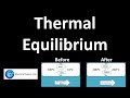 Thermal Equilibrium and Related Concepts