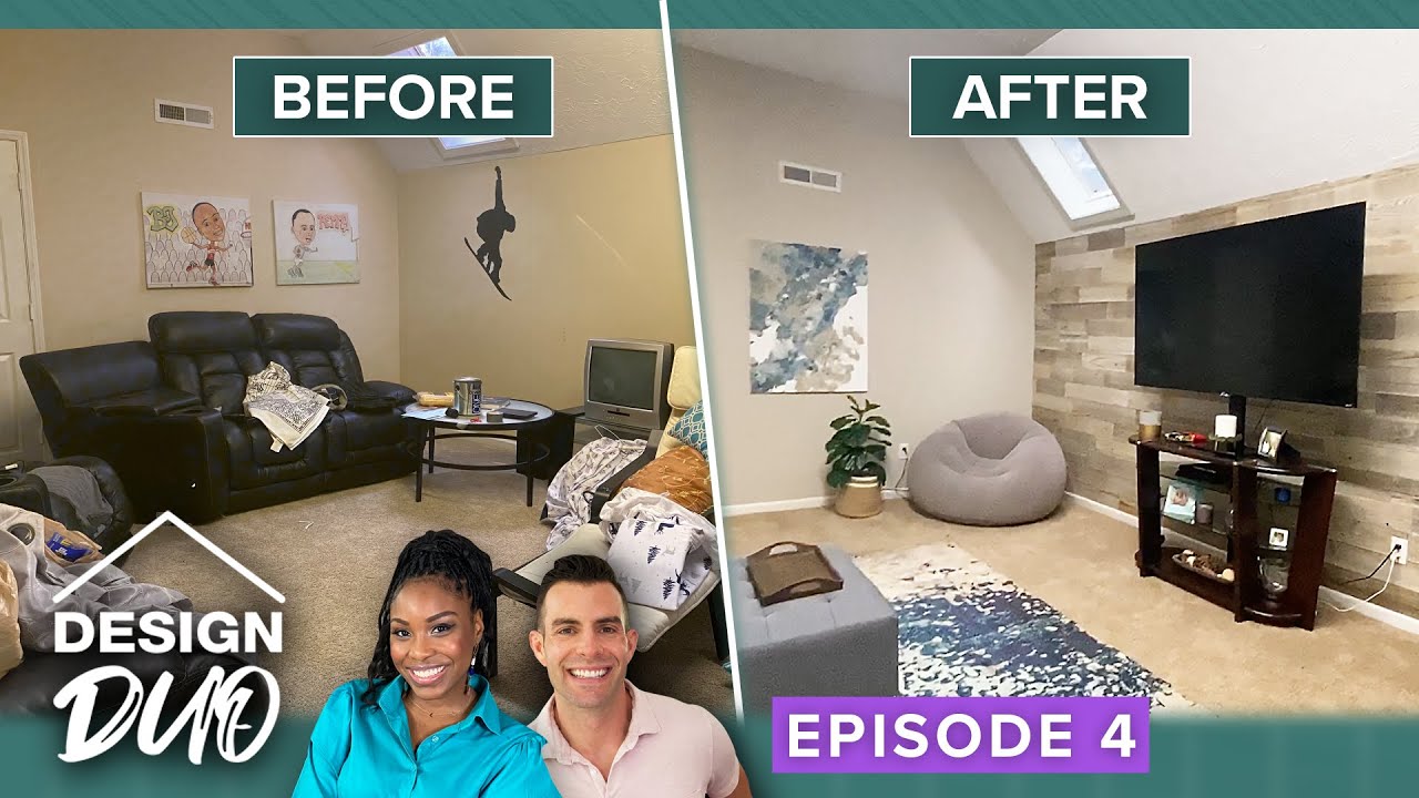 Design Duo Ep. 4 Finale: Amazing Couple Redo Their Upstairs Rec Room