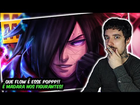 (OLHA ESSE FLOW!) REAGINDO a Tipo Madara 2 ☢️ | (Naruto) | Style Trap | Prod. Sidney Scaccio | MHRAP