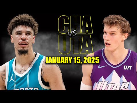 Charlotte Hornets vs Utah Jazz Full Game Highlights - January 15, 2025 | NBA Regular Season