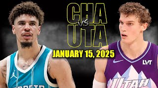 Charlotte Hornets vs Utah Jazz Full Game Highlights - January 15, 2025 | NBA Regular Season