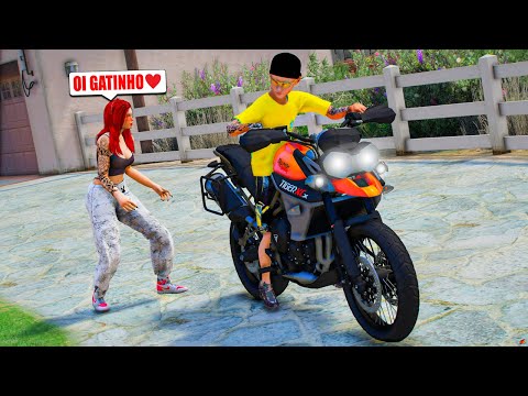 A INTERESSEIRA SO ME QUIZ POR CAUSA DA TIGER no GTA 5 O FILME