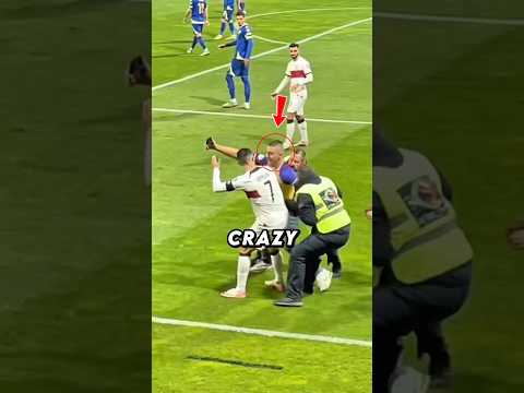 Fan Loses Control and Injures Ronaldo… #ronaldo #shorts