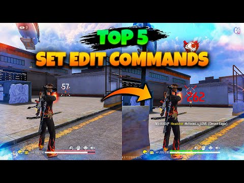 Top 5 Set Edit Secret Commands for 95% Headshots 🔥