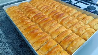 5 DAKİKADA KUSURSUZ EV BAKLAVASI TARİFİ 👌👌 TÜM DETAYLARI İLE CEVİZLİ BAKLAVA YAPIMI