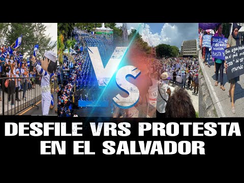 DESFILE VRS PROTESTA CONTRA EL GOBIERNO DEL 15 DE SEP EN EL SALVADOR