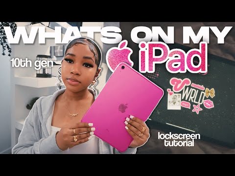 WHAT’S ON MY IPAD 2025 | *10th gen* wallpaper tutorial, ios 18, app recommendations