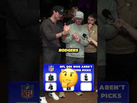 What NFL QBs Were NOT First Round Picks?🤔 | #shorts #nfl #eagles