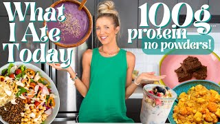 🔥 My REAL Day of Eating as a Busy Mom | 100g Protein, No Powders