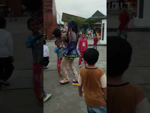 Cici tangkep bocil bawa lari sampe nangis