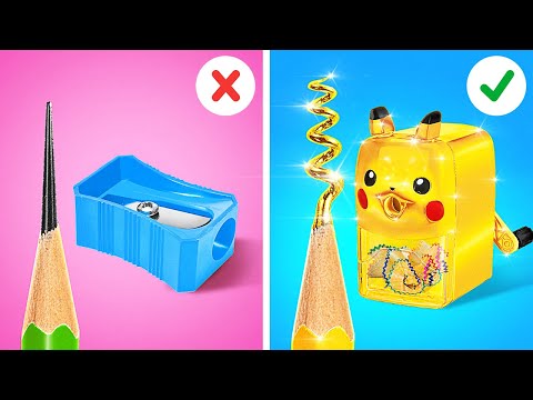 TRUCOS DE ARTE fáciles y divertidos || Batalla de dibujo rico VS. pobre por 123 GO! CHALLENGE
