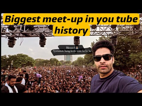@ElvishYadavVlogs Ab Trophy Dur Nahi🥹|| Meet-up Me Toofan Macha Diya 😎 Ajju0008