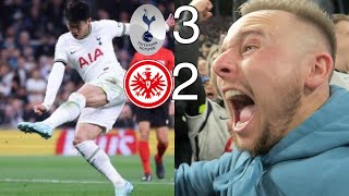 손흥민 SON HEUNG MIN DOUBLE!!! TOTTENHAM GO TOP OF THE GROUP!! SPURS 3 FRANKFURT 2 - LIVE MATCHDAY VLOG