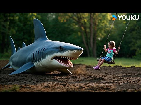 The little girl on the swing is in trouble! | Land Shark | YOUKU MONSTER MOVIE