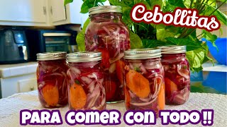 EL SECRETO PARA HACER CEBOLLAS ENCURTIDAS CON CHILTEPE TRONADORAS QUE NO PODRAS DEJAR DE COMER