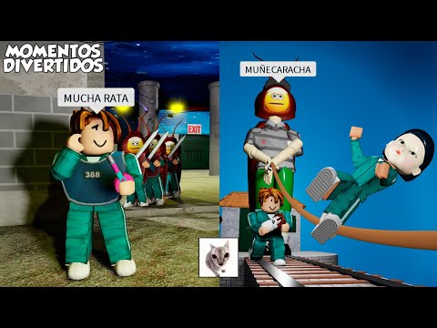 EL JUEGO DEL CALAMAR 3 MOMENTOS DIVERTIDOS (ROBLOX)