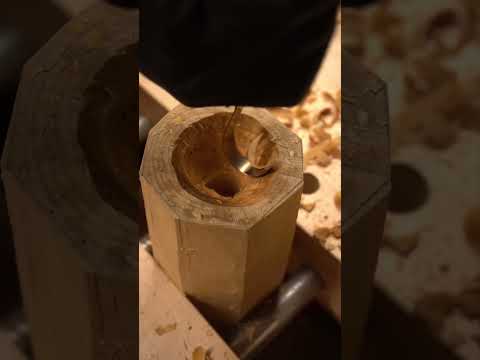 우드 컵 만들기 / wood cup making / carve wood asmr / 그린 우드카빙 / birch wood carv