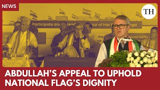 Omar Abdullah urges citizens to uphold national flag’s dignity